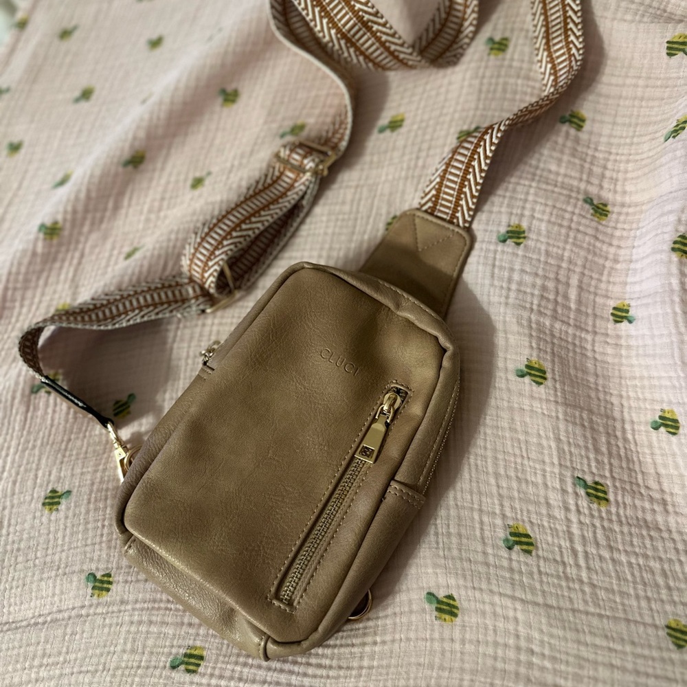 Taupe Sling Bag